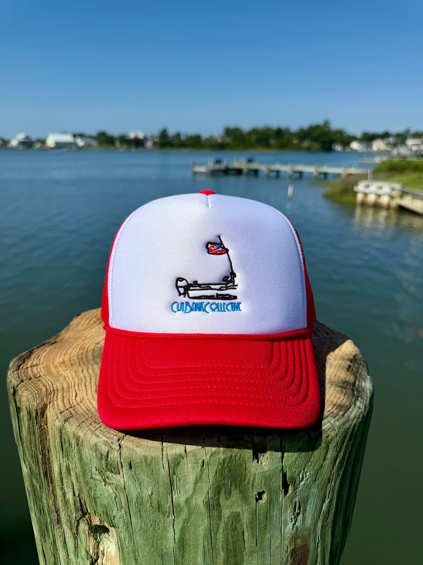 CBC Red Retro Foam Trucker